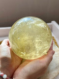 Large Golden Citrine Sphere