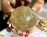 Large Golden Citrine Sphere