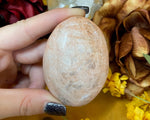 Peach Moonstone Palmstone, Polished Moonstone Pocket Stone, Polished Moonstone Crystal, #PMP1