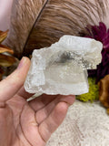 Clear Calcite Crystal, Raw Calcite Specimen, Natural White Calcite Mineral