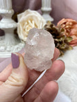 Nirvana Quartz Crystal, Pink Ice Quartz Specimen, Himalayan Quartz Minerals, #AR64