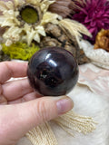 Garnet Crystal Sphere, Natural Polished Garnet Crystal Ball, Grounding Healing Crystal Gift For Her