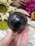Garnet Crystal Sphere, Natural Polished Garnet Crystal Ball, Grounding Healing Crystal Gift For Her
