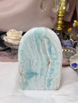 Caribbean Calcite Freeform, Natural Caribbean Blue Calcite Crystal, #AC08