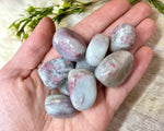 Rubellite Tourmaline Tumbled Stone, Natural Polished Pink Tourmaline Crystal Pocket Stone