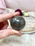 Bronzite Crystal Sphere, Natural Polished Bronzite Crystal Ball for Grounding