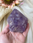 Etched Amethyst Point, High Vibration Raw Purple Crystal Specimen, Rare Natural Brazilian Amethyst