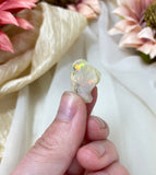 Ethiopian Welo Opal, AAA Grade Raw Rainbow Fire Opal, Rough Natural Crystal - MM15