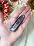 Gem Lepidolite Massage Wand, High Quality Polished Lepidolite, Natural Crystal Palm Stone