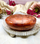 Carnelian Crystal Bowl, Polished Natural Crystal Platter, Red Carnelian Agate Dish, Crystal Decor, Crystal Gift For Her