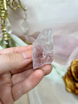 Raw Pink Kunzite Crystal, Raw Natural Kunzite Specimen, Natural Crystal Gift For Her