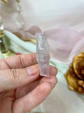 Raw Pink Kunzite Crystal, Raw Natural Kunzite Specimen, Natural Crystal Gift For Her