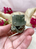 Golden Pyrite Crystal, Cubic Peruvian Pyrite Cluster, Natural Fool's Gold Crystal Specimen