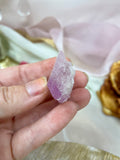 Raw Pink Kunzite Crystal, Raw Natural Kunzite Specimen, Natural Crystal Gift For Her - KB94
