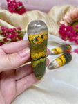 Bumblebee Jasper Massage Wand, Polished Natural Crystal , Natural Bumblee Jasper Obeslisk, #BTG2