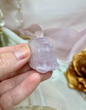 Raw Pink Kunzite Crystal, Raw Natural Kunzite Specimen, Natural Crystal Gift For Her - KB94