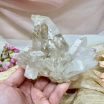 Exquisite Himalayan Quartz Cluster, Quality Samadhi Quartz Crystal Specimen, Rare Lemurian Crystal Cluster Statement Piece - 3320