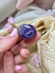 Gem Lepidolite Tumbled Stone, High Quality Polished Natural Crystal Pocket Stone, Healing Crystal Gift For Her
