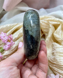 Labradorite Palm Stone, Natural Polished Labradorite Crystal, Healing Crystal Gift For Her