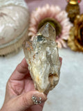 Kundalini Citrine Candle Cluster, Natural Golden Citrine Crystal Specimen