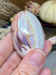 Mexican Fire Opal Cabochon, Natural Polished Rainbow Fire Opal in Matrix