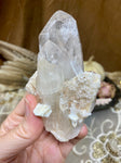 Exquisite Himalayan Quartz Cluster, Quality Samadhi Quartz Crystal Specimen, Rare Lemurian Crystal Cluster