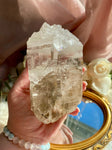 Large Himalayan Quartz Crystal, Rare Natural Himalayan Quartz Point, Quality Samadhi Collector's Piece
