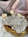 Incredible Himalayan Quartz Cluster, Quality Samadhi Crystal Specimen, Rare Lemurian Crystal Collector's Piece