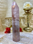 Fire Quartz Flame, Red Hematoid Quartz, Polished Natural Red Healer Tower, Crystal Gift For Her