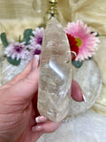 Quality Citrine Crystal Flame, Natural Brazilian Citrine Generator, Polished Crystal Tower - 8873