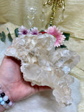 Stunning Himalayan Quartz Cluster, Quality Samadhi Crystal Specimen, Rare Lemurian Crystal Collector's Piece - 8892