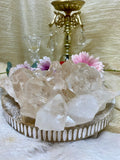 Stunning Himalayan Quartz Cluster, Quality Samadhi Crystal Specimen, Rare Lemurian Crystal Collector's Piece - 8892