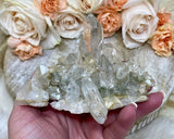 Stunning Himalayan Quartz Cluster, Quality Samadhi Crystal Specimen, Rare Lemurian Crystal Collector's Piece